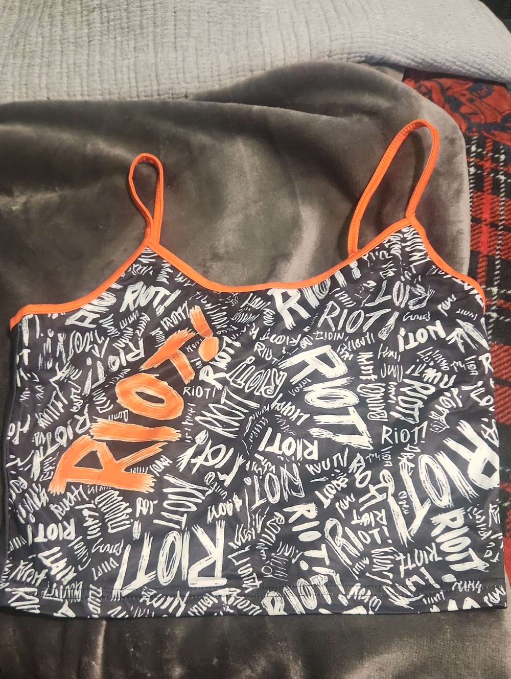 Paramore RIOT Album Crop Top
